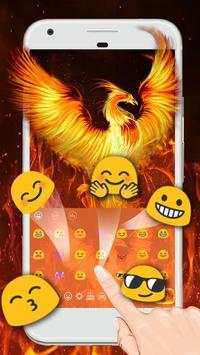 Flame Phoenix Keyboard Theme screenshot 2