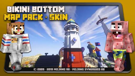 Mod Bikini Bottom Map Pack for MCPE screenshot 3