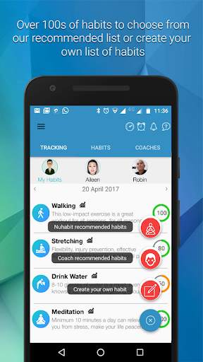 Nuhabits - Daily habit tracking app with reminder screenshot 2