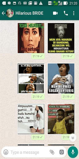3000 Stiker WA Perang Gambar Sunda WAStickerApp 6 تصوير الشاشة