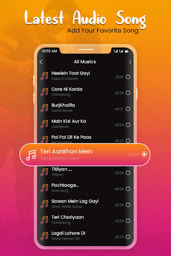 Song on PIC : Add Love Song My Photo Status Maker screenshot 3