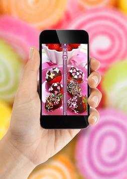 Candy Zipper Lock Screen screenshot 2