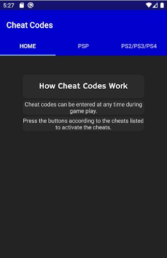 Cheat Codes for VC Stories screenshot 1