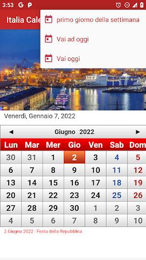 Italia Calendario 2022 3 تصوير الشاشة