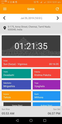 Saha - Live Nakshatra Suba Horai Rasi Thithi App screenshot 3
