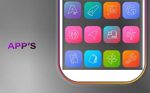 Square Colors Icons Pack 10 تصوير الشاشة
