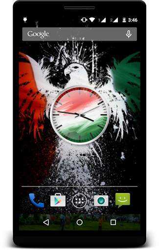 Indian Clock Live Wallpaper screenshot 2