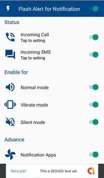 Flash Alert For Notification apps 2019 screenshot 3