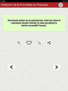 Vie des Citations et Proverbes screenshot 15