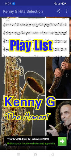 Kenny G Hits Collection Offline screenshot 1
