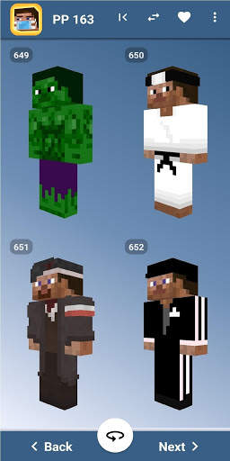 Steve Skins Minecraft screenshot 1