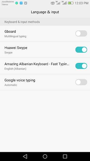 Amazing Albanian Keyboard - Fast Typing Board скриншот 2