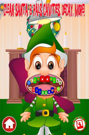 Christmas Dentist Office Santa - Doctor Xmas Games screenshot 3