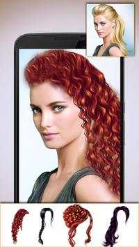 Girls Hair Styles Photo Editor screenshot 2
