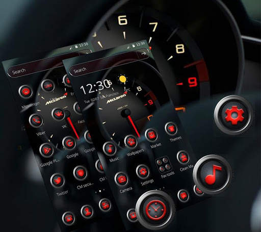 Speedy Car Speedometer Theme screenshot 2