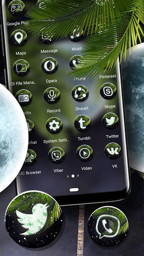 Moon Night Theme Launcher screenshot 2