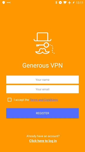 Generous VPN - Free VPN for everyone screenshot 1