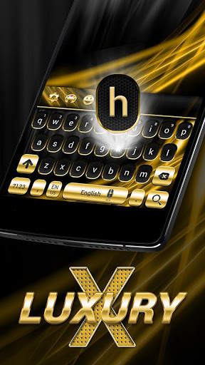 Gold and Black Luxury Keyboard screenshot 3