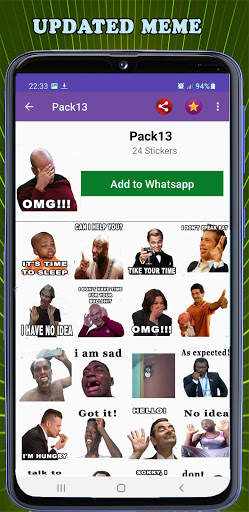 Memes stickers for WhatsApp screenshot 3