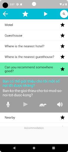 Speak Vietnamese Phrase, Vocab screenshot 3