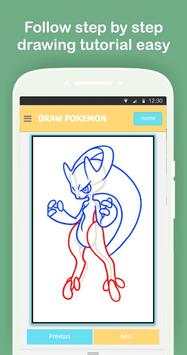 How to Draw Pokemon Step by Step Offline screenshot 3
