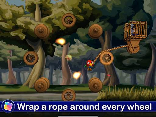 Rope Rescue: Solve Puzzles & Save Baby Birds स्क्रीनशॉट 8
