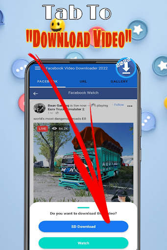 Facebook Video Downloader 2022 screenshot 1