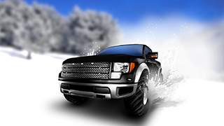 4x4 Off-Road Winter Game screenshot 1