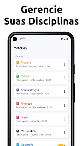 Planner Escolar - Horário screenshot 4