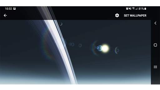 Planet Saturn Parallax 3D Live Wallpaper screenshot 21