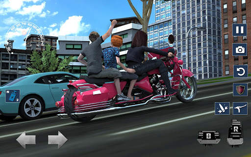 Bus Bike Taxi Bike Games screenshot 3