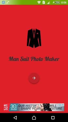 Man Photo Suit Fashion screenshot 1