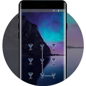 Lock theme for google pixel fancy sky wallpaper icon