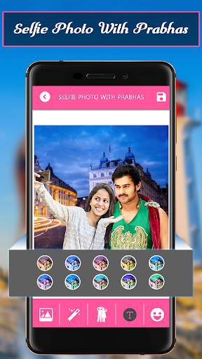 Selfiee Photo With Prabhas 1 تصوير الشاشة