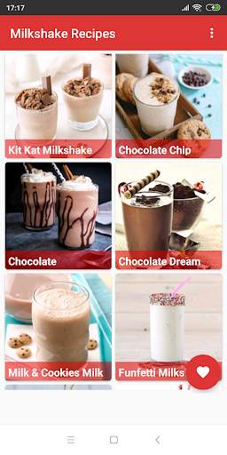 Milkshake Recipes screenshot 1
