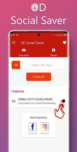 Ins video downloader Facebook video downloader: OD screenshot 2