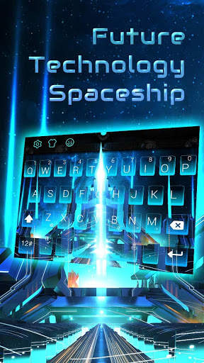 Future Spaceship Keyboard screenshot 2