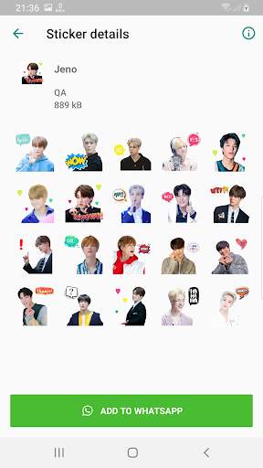 NCT Dream WAStickerApps KPOP Idol for Whatsapp screenshot 4