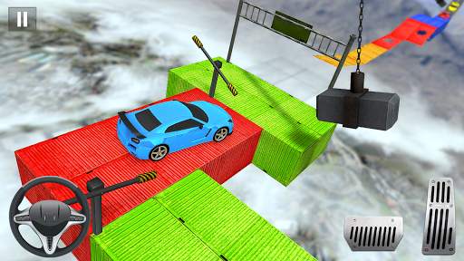 98% Impossible Car Tracks Stunts Driving Simulator screenshot 7