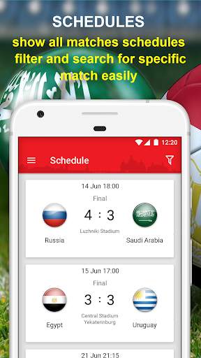 World Cup Russia 2018: Live Scores, goalalert screenshot 1