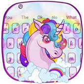 Cute Unicorn Keyboard Theme 10001002