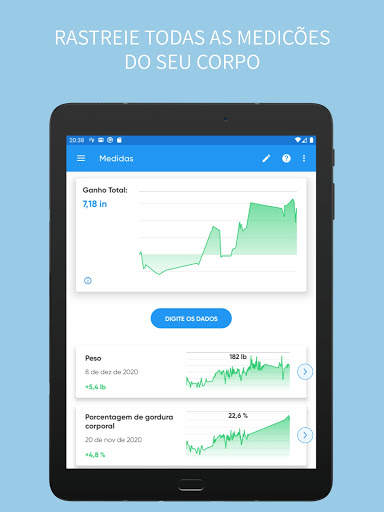 Monitora medidas corporais screenshot 8