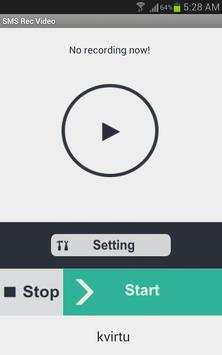 SMS Rec Hi-Q Hidden Camera LT screenshot 2