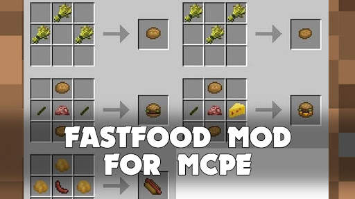 Fast Food Mod for Minecraft PE 🍟 5 تصوير الشاشة