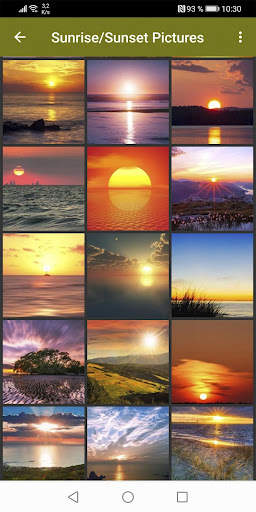 Sunrise and Sunset Wallpapers screenshot 1