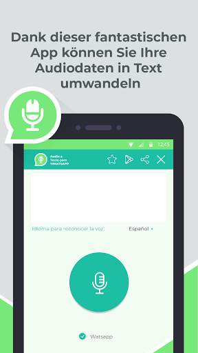 Rede zu Text für WhatsApp screenshot 2