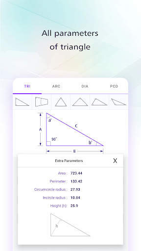 Triangle Degree Calculator screenshot 2