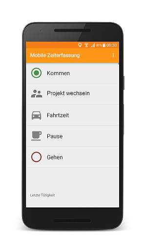 Mobile GPS Zeiterfassung screenshot 5