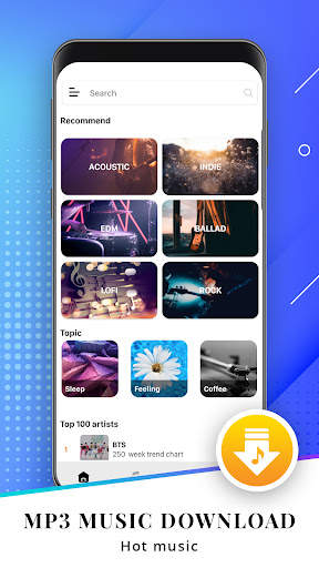 Music downloader - Music player screenshot 1