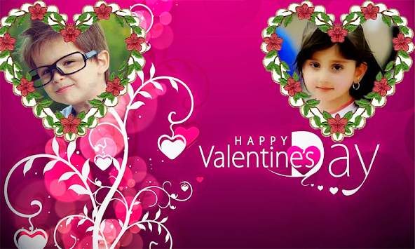 Valentine day Photo frame 2016 screenshot 3